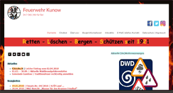 Desktop Screenshot of ffkunow-prignitz.de